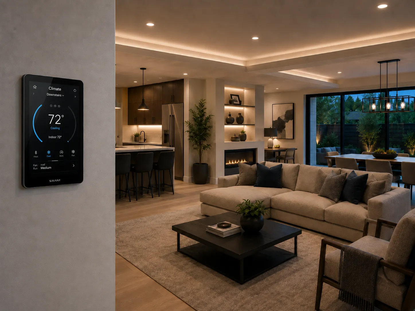 Comfortable zoned living space